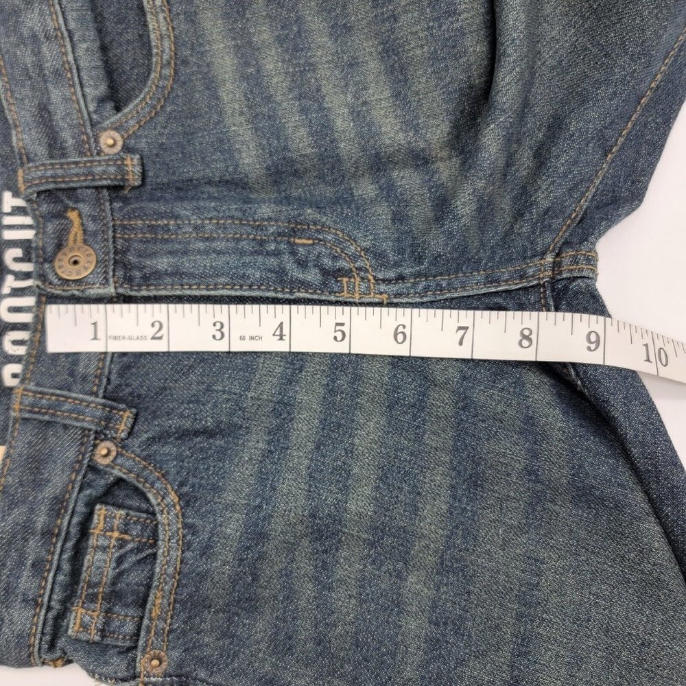 Crazy 8 Boys Jeans Size 8 Slim Bootcut Blue Denim Dark Wash 5 Pocket Design - Picture 15 of 16